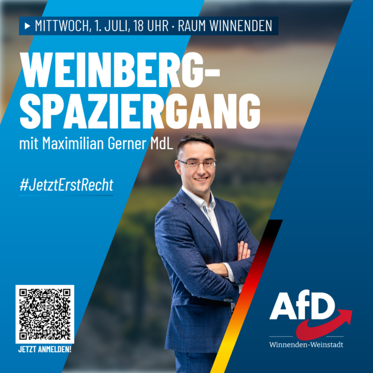 Spaziergang durch die Weinberge