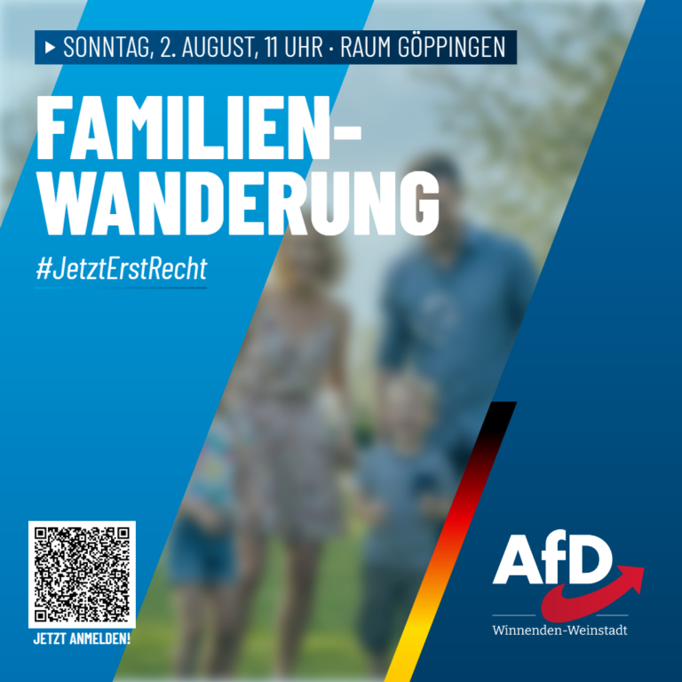 AfD Winnenden-Weinstadt Familien-Wanderung